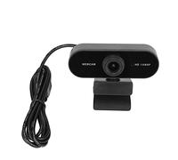 Clphendorine Webcam USB 1080p avec Microphone, caméra d’Ordinateur pour PC, Webcam de Streaming HD 1920 x 1080 avec Rotation à 360° et fréquence d’Images de 30 IPS, idéale pour la
