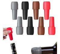 CLRZOL Reusable Sparkling Wine Bottle Stopper, Wine Stoppers for Wine Bottles, Silicone Wine Stopper Wine Bottle Stopper for Beer Champagne Prosecco Home Use (8 Pcs)
