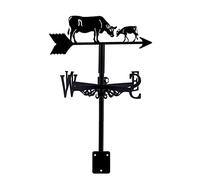 CLSDRHX Fleur de Chien Chauve-Souris Ananas Voluteur de Vent en métal avec Cheval, décoration de pour extérieur Jardins terrasses