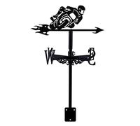 CLSDRHX Vane d'Éclairage en Fer Ornée Européen, Décoration de Parquet pour Jardins Terrasses Extérieures