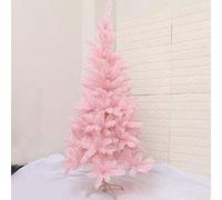 CLSDRZC Arbre de Noël Nu Rose, matériau de pin à charnière Artificiel en PVC avec Support en métal, décoration de Noël adaptée pour Une Utilisation intérieure extérieure - 2,1 m (6,8 Pieds) Le