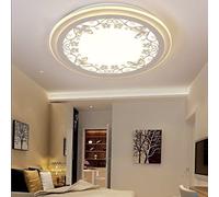 CLSDRZC Ceiling Lamp LED Round Minimalist Living Room Bedroom Study Light,Stepless Dimming-42cm