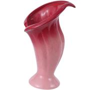 CLSDRZC Ceramic Vase Flower Dried Container Flowerpot Aesthetic Decorative for Shelf Desktop(Pink)