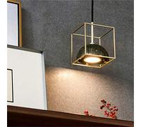 CLSDRZC Chandelier Natural Marble LED Small Chandelier Living Room Bedroom Bedside Ceiling Light Hotel Cafe Decoration Lamp 12 * 12.4CM