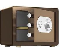 CLSDRZC Clé étanche Ignifuge Clé antivol étanche l'argent mécanique Peut être des casiers muraux, dépôt Anti-écrasement en Acier pour Une Utilisation en espèces au Bureau à Domicile (Couleur: