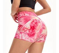 CLSDRZC Cravate sans Dye Yoga Short féminin Vêtements extérieurs de Fitness Sportif Sportif Porte Femme Courir Le Cyclisme entraîne Legging