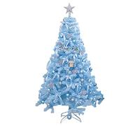 CLSDRZC Décoration Artificielle Ornements d'arbre de Noël Télécommande 8 Modes Arbre de Noël de rêve Bleu pour intérieur extérieur avec Support Assemblage Facile Le Nouveau