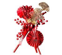 CLSDRZC Décoration de Bureau du Nouvel an Chinois, décoration de la fête du Printemps, piè maîtresse, Ornement de Table créatif à Collectionner pour Bureau, Chambre à Coucher, Style D, 45 cm x 35 cm