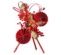 CLSDRZC Décoration de Bureau du Nouvel an Chinois, décoration de la fête du Printemps, piè maîtresse, Ornement de Table créatif à Collectionner pour Bureau, Chambre à Coucher, Style E, 45 cm x 35 cm