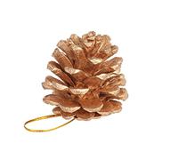 CLSDRZC Décorations de Noël Pomme de pin de Noël Fleurs séchées Décoration d'arbre de Noël Couronne Pendentif Petits Accessoires Couronnes Toute l'année pour Porte d'entrée