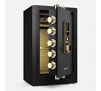 CLSDRZC Electronic Finger Fire Lock Fireproof Digital Home Combinaison Alloy Drop en Acier Comprend des Touches, S pour Office, 40x36x60cm