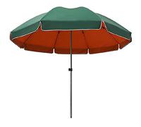 CLSDRZC Garden Parasol Umbrella, Green Four-Speed Height Adjustment Beach Parasol Removable Easy Store, Outdoor Umbrella for Outdoor Garden Patio Good(A-2.6M)