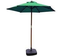 CLSDRZC Garden Parasols Green Patio Outdoor Parasol Table Umbrella with Sturdy Ribs for Beach Pool Backyard, UV 50+ Protection