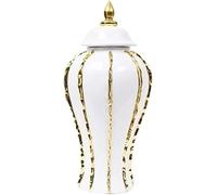 CLSDRZC Ginger Jar Ginger Jars for Home Decor Ceramic Ginger Jar Vase Decorative Jars Centerpiece Ornament(H 14.2inch/36cm)