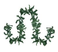 CLSDRZC Guirlande de noël 2. 7m Guirlande de Branche de pin Vert Artificiel Guirlande de noël Couronne de fête de noël décor Arbre de noël en rotin Pendentif Suspendu Couronne d'ornements