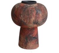 CLSDRZC House Decor Ceramic Vase Home Retro Pottery Ornaments Soft Decoration Dried Flower