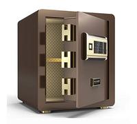 CLSDRZC Ignifuge étanche dépôt sécurité Empreinte Digitale déverrouiller électronique Double Couche numérique Armoire en Acier pour papiers d'identité, Documents A4, Ordinateurs Portables, juif