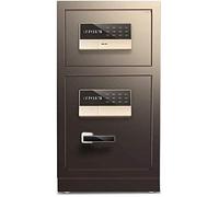 CLSDRZC, Imperméable Ignifuge Argent, ES pour la Maison, Grand Acier électronique numérique avec Clavier, 2 clés de Remplacement Manuel de l'argent, passeports pour la Maison, Argent Salut