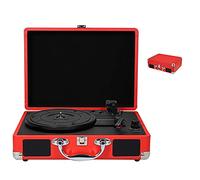 CLSDRZC Lecteur de Platine Portable, phonographe Vintage, Son éréo, Valise 180/200/300mm pour enregistreur de Divertissement
