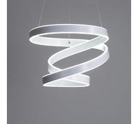 CLSDRZC LED Chandelier Creative Restaurant Living Room Bedroom Dining Room Acrylic LED Ceiling Chandelier Lamp Three Colors Adjustable,White Light