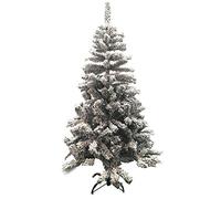 CLSDRZC Matériau Arbre de Noël en PVC, pins artificiels à charnières avec Support en métal, décoration de Noël Facile à Assembler, adaptée à Une Utilisation intérieure extérieure, 2,1 m (6,8 Pieds)