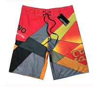 CLSDRZC Mens Bermuda Masculina Man Summer Pants Beach Wear Quick Dry Print Swiming Swimsuit