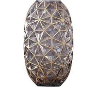 CLSDRZC Nordic Transparent Glass Vase Decoration, Home TV Cabinet Table Water Culture Flower Vase Art Desktop Flower(A)