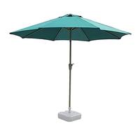 CLSDRZC Outdoor Parasols 2.7m Garden Umbrella Parasol with Crank Handle, Thickened Iron Alloy Pole and PU Coated Fabric, Wind Resistance, for Balcony Patio Good