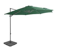 CLSDRZC Outdoor Umbrella with Portable Base Green,Garden Sun Shades Umbrella,Sun Shade Umbrellas Parasols