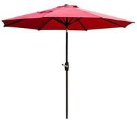 CLSDRZC Parasols 2.7M Outdoor Garden Patio Umbrella UV70+, Crank and Tilt, Sun Shade for Outside Market Terrace Deck Yard Or Pool Side Good