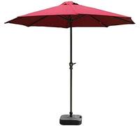 CLSDRZC Parasols 9ft/2.7m Patio - Outdoor Market Table Umbrella with Crank for Garden, Deck, Backyard and Pool Side Good