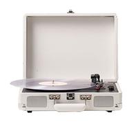 CLSDRZC Platine Vinyle de Valise Portable avec Haut-Parleur éréo, Tourne-Disque de Valise en Vinyle à entraînement par Courroie à 3 Vitesses, Prise en Charge d'enregistrement de 7/10/12 Pouces,