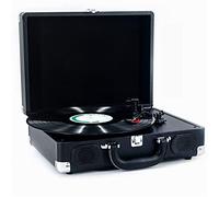 CLSDRZC Platine Vinyle pour Tourne-Disque Vinyle, phonographe Portable sans Fil avec Haut-parleurs intégrés, Valise, Platine USB, Lecteur de Disque Vinyle à entraînement par Courroie à 3 Vitesses