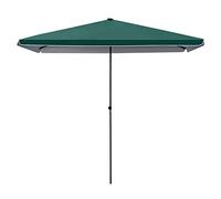 CLSDRZC Portable Outdoor Patio Umbrella with Height Adjustment,for Beach Terrace Market,Sun Protection and Windproof Garden Parasol Umbrella，Red 1.8×2.2m/5.9×7.2ft
