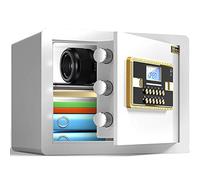 CLSDRZC Sécurité, numérique, Armoire avec Code d'étagère Amovible clé de Remplacement d'urgence, Mur/Sol monté pour de l'argent A4 Ordinateur Portable Home Office 38x30x30cm
