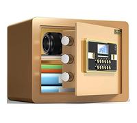 CLSDRZC Sécurité, numérique, Armoire avec Code d'étagère Amovible clé de Remplacement d'urgence, Mur/Sol monté pour de l'argent A4 Ordinateur Portable Home Office 38x30x30cm