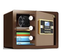 CLSDRZC Sécurité, numérique, Armoire avec Code d'étagère Amovible clé de Remplacement d'urgence, Mur/Sol monté pour de l'argent A4 Ordinateur Portable Home Office 38x30x30cm