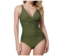 CLSDRZC Shaping Women's One Piece Swimsuit, Sexy Slim Fit Swimsuit, Swimsuits, Beach Swimsuits, Comfortable Surf Suit, Padded, Tummy Control for Women, Summer, Beach, Holiday