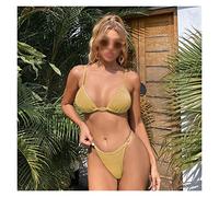 CLSDRZC Solid Swimsuit Women Swimwear Push Up Bikini Set Brazilian Bathing Suit Summer Beach Wear Swimming Suit