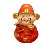 CLSDRZC Statue Chinoise à Collectionner, décoration Bouddhiste, œuvre d'art, Sculpture Traditionnelle pour centres de Table d'intérieur, Dieu de la Richesse