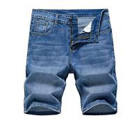 CLSDRZC Summer des Shorts en Denim Masculin Classiques Minces Jeans commerciaux Jeans Shorts Minces Hommes Slims.