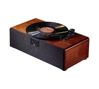 CLSDRZC Tourne-Disque, phonographe rétro phonographe Lecteur de Disque Vinyle Portable Multi-Fonction Lecteur de disquege Gramophone Chaque Famille