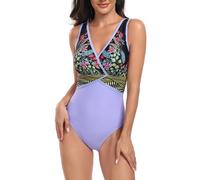 CLSDRZC Tummy Control Swimsuit, Plus Size Swimsuit, Retro Bikini Appearance Swimsuit, Women's Appearance Swimsuits, One Piece Swimsuit, Swimsuit for Women, Summer, Beach, Holiday