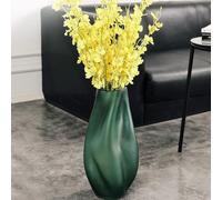 CLSDRZC Vase Ceramic Flower Crystal Glass Large Floor Decorative for Entryways(17x30 cm)