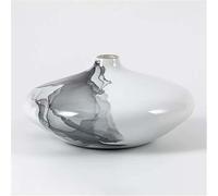 CLSDRZC Vase Tabletop China Style Porcelain Hand-Painted Ink Creative Ceramic Vase Living Room Entrance Dining Table Flower Arrangement(Medium)