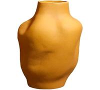 CLSDRZC Vase Tabletop Flower Irregular Ceramic Restaurant Coffee Office Desktop Decoration New Chinese Solid Color Decor(Animal Horse)
