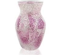 CLSDRZC Vases Decor European-Style Creative Magic Mosaic Mediterranean Glass Vase Dining Room Decoration Ornaments
