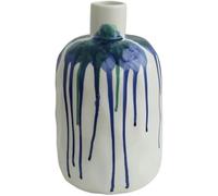 CLSDRZC Vases for Flowers Home Art Splash-Ink Glazed Ceramic Vase Dining Room Table Fine Mouth Flower Arrangement Flower