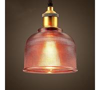 CLSDRZC Vintage Glass Chandelier Shade Hanging Ceiling Light E27 - Clear Glass,G