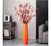 CLSDRZC White Vase,Large Ceramic Floor Vase,for Dried Flowers Branches Fillers Elegant Look for Any Dining(White,12x45cm)